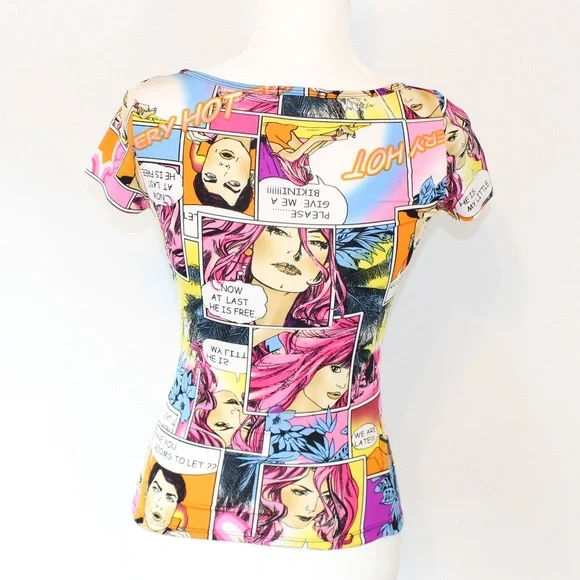 Pop Art Blouse, size S - Picture 2 of 4
